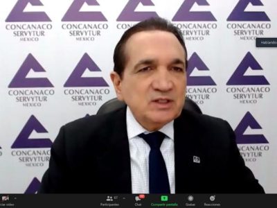 José Manuel López Campos, presidente de Concanaco Servytur
